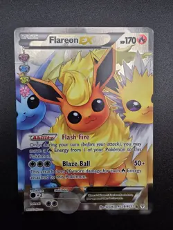 Flareon EX Full Art RC28/RC32 Pokemon Generations Radiant Collection Holo TCG EN - Image 3