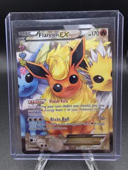 Flareon EX Full Art RC28/RC32 Pokemon Generations Radiant Collection Holo TCG EN - Image 5