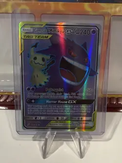 Pokemon TCG - Gengar & Mimikyu GX - 164/181 - Holo Ultra Rare - SM: Team Up - NM - Image 3