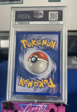 2005 POKEMON EX UNSEEN FORCES #9 MEGANIUM-HOLO PSA 8 - Image 2
