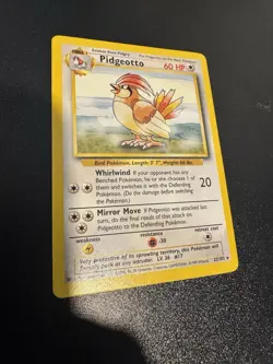 Vintage Pokemon Pidgeotto 22/102 Base Set Non-holo Rare Unlimited NM - Image 2