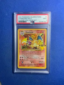 2021 Pokemon Charizard-Holo #4/102 PSA 9 Celebrations Classic Collection - Image 1