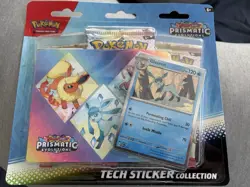 Prismatic Evolutions Tech Sticker Pack (Pokemon TCG) Glaceon Promo FS - Image 1