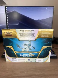 NEW SEALED Pokemon TCG Glaceon VSTAR Special Collection Box In Hand - Image 2
