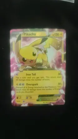HP - Pikachu EX XY84 Pokemon TCG Promo Holo - Image 1