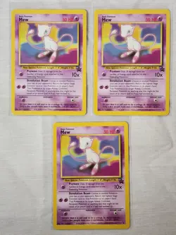 Played Mew - Normal #8 Black Star Promo Pokemon TCG - Image 1
