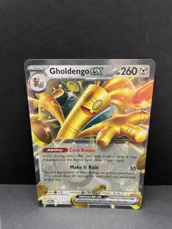 Gholdengo ex 139/182 Paradox Rift In Near Mint Condition NM Holo Pokemon TCG - Image 1