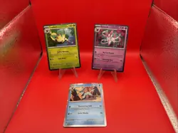 Pokemon Prismatic Evolutions Tech Sticker Black Star Promo Set of 3 170 171 172 - Image 1