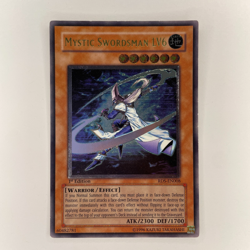 MYSTIC SWORDSMAN LV6 RDS-EN008 ULTIMATE RARE 1ST EDITION HP DMG YUGIOH - Image 1