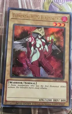 YuGiOh - Elemental Hero Burstinatrix LART-EN041 SEALED FREE SHIPPING NM ULTRA - Image 1