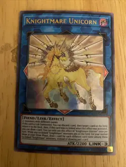 YUGIOH! Knightmare Unicorn MP19-EN028 Ultra Rare 1st Edition NM - Image 1