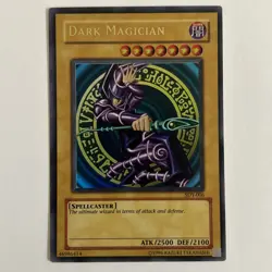 Yugioh TCG Dark Magician SDY-006 Unlimited Ultra Rare Near Mint Vintage Single 2 - Image 1