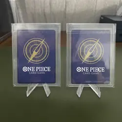 Shanks Silver 09-004 SP and Ray OP09-005 SP One Piece TCG JAP Set of 2 - Image 2
