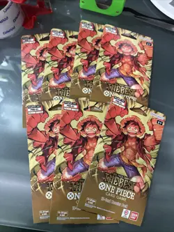 Lot Of 7 One Piece English PRB-01 Premium Booster the Best Sleeved Booster Packs - Image 2