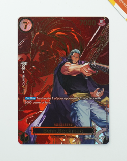 One Piece Benn.Beckman #OP09-009 Carrying On His Will English Special Rare - Image 1
