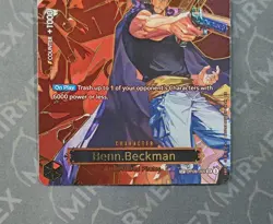 One Piece Benn.Beckman #OP09-009 Carrying On His Will English Special Rare - Image 3