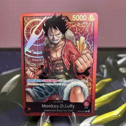 Monkey.D.Luffy Leader Foil Errata - One Piece TCG - ST01-001 - English - Image 1