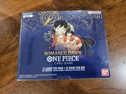 Sealed One Piece OP-01 Romance Dawn Booster Box English-White Bottom - Image 1
