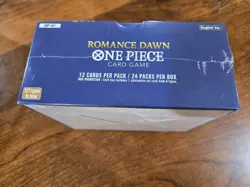 Sealed One Piece OP-01 Romance Dawn Booster Box English-White Bottom - Image 2