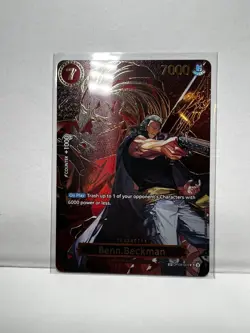 OP09-009 SP SR Benn.Beckman One Piece Card TCG English OP13 Red-Haired Pirates - Image 1