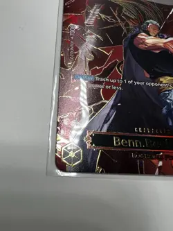 OP09-009 SP SR Benn.Beckman One Piece Card TCG English OP13 Red-Haired Pirates - Image 3