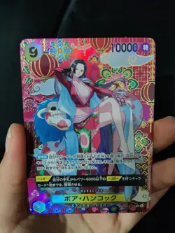 Bandai One Piece CCG Boa Hancock OP14-112 Full Art Foil Japanese 10000 Power - Image 1