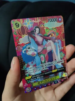 Bandai One Piece CCG Boa Hancock OP14-112 Full Art Foil Japanese 10000 Power - Image 4