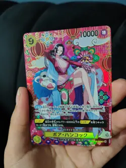 Bandai One Piece CCG Boa Hancock OP14-112 Full Art Foil Japanese 10000 Power - Image 5