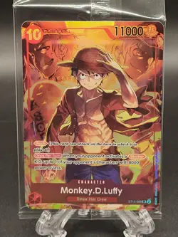 Monkey D. Luffy ST10-006 One Piece TCG Treasure Booster Promo *SEALED - Image 1