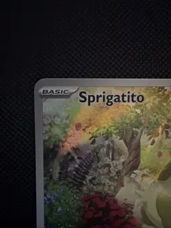 Pokemon TCG Sprigatito Sv02 Paldea Evolved Rare Holo Card #196/193 Illustration - Image 3