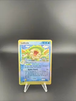 Pokemon TCG Ludicolo 7/100 EX Sandstorm Reverse Holo Rare Card - MP Condition - Image 1