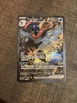 Pokemon TCG Greninja EX 132 Black Star Promo Card Near Mint Condition - Image 1
