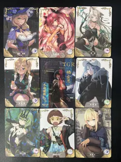 9 Sexy Anime Waifu Cards bulk - Image 1