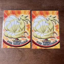 Topps Pokemon Card #38 Ninetails NM Lot Of 2 - Image 1