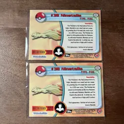 Topps Pokemon Card #38 Ninetails NM Lot Of 2 - Image 2