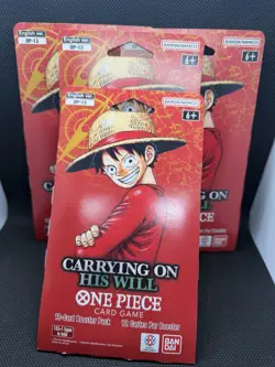 4x Carrying On His Will Booster Pack One Piece Card Game OP-13 English OP13 - Image 1