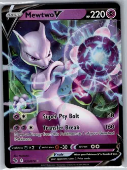 Mewtwo V 030/078 Pokemon GO - Pokemon Card - NM - Image 1