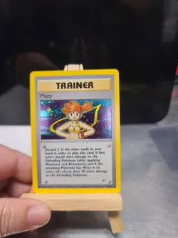 Pokemon Misty Gym Heros Unlimited Trainer Card 18/132 Holo - Image 2
