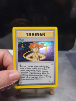 Pokemon Misty Gym Heros Unlimited Trainer Card 18/132 Holo - Image 5