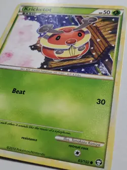 Kricketot 65/102 VLP - 2010 Triumphant Pokemon Card - Tomokazu Komiya Art - Image 2