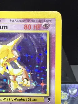Pokemon Card Alakazam 1/110 Legendary Collection Set Holo Rare Light Play - Image 2
