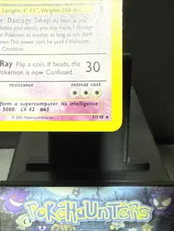 Pokemon Card Alakazam 1/110 Legendary Collection Set Holo Rare Light Play - Image 4