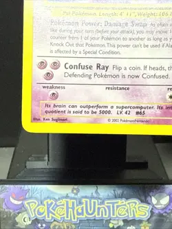 Pokemon Card Alakazam 1/110 Legendary Collection Set Holo Rare Light Play - Image 5