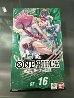 Bandai One Piece Card Game Green Uta Starter Deck ST-16) - Factory Sealed 810059783508 - Image 1