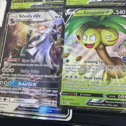 Lot Of 6 Jumbo Pokemon Promo Cards - Silvally GX Pokemon GO Virizion Orbeetle - Image 5