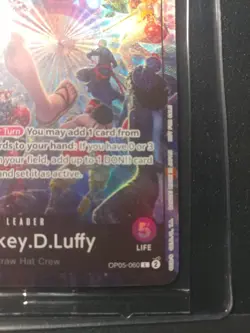 Monkey.D.Luffy (PSA Magazine) OP05-060 One Piece Promo Cards Foil FACTORY SEALED - Image 2