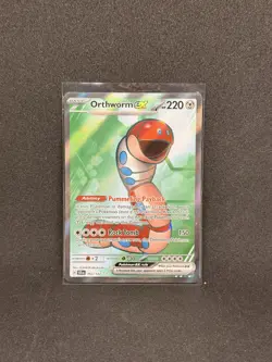 Orthworm EX 162/142 Holo Ultra Rare S&V Stellar Crown Pokemon Card - Image 1