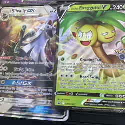 Lot Of 6 Jumbo Pokemon Promo Cards - Pikachu Alakazam Silvally GX Pokemon GO + - Image 5