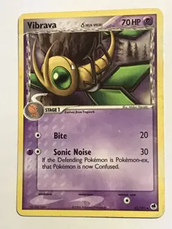 VIBRAVA 42/101 UNCOMMON EX Dragon Frontiers 2006 Pokemon Card - Image 3