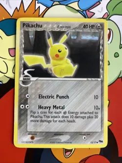 Pikachu Pop Series 5 13/17 Common Non-Holo Promo Card LP/NM - Image 1
